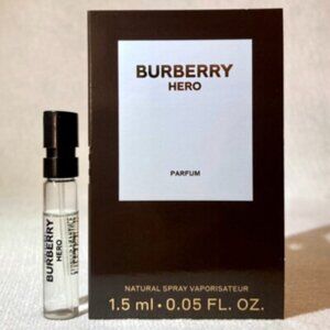 🌈4/$20 NEW Burberry Hero with Cedarwood Vial Sample 1.5 mL